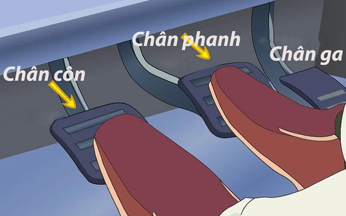 chan thang va chan ga xe so san Chân thắng và chân ga xe số sàn