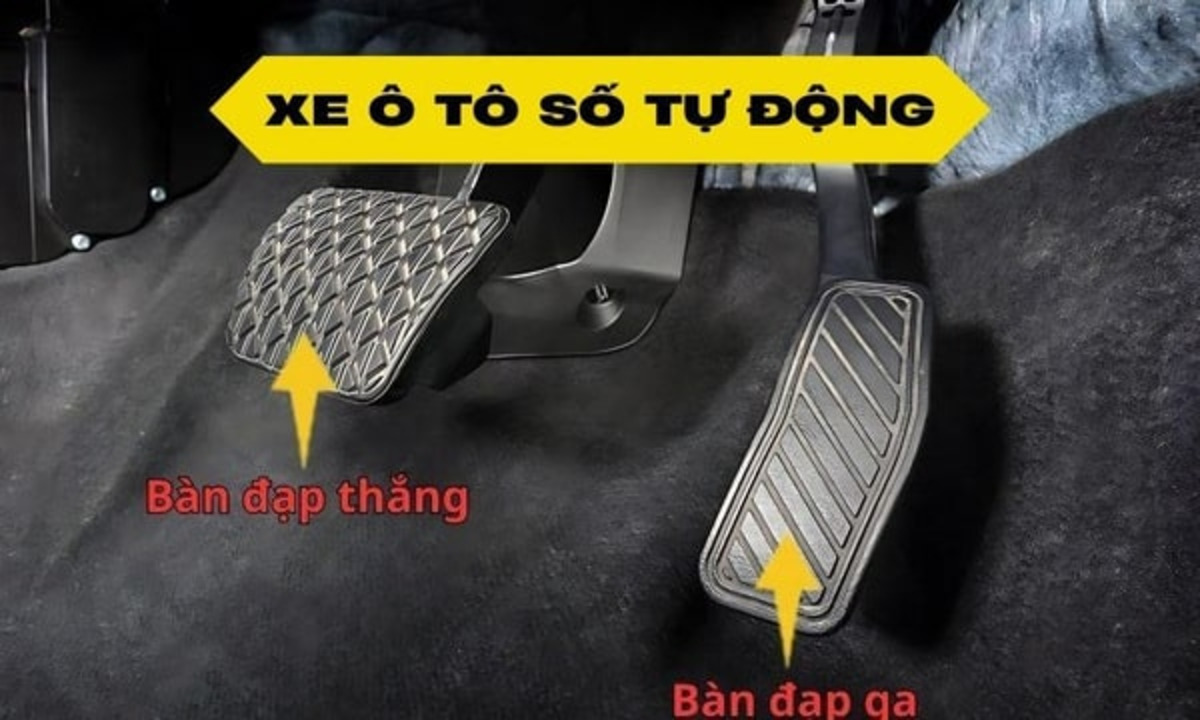 chan thang va chan ga xe so tu dong Chân thắng và chân ga xe số tự động