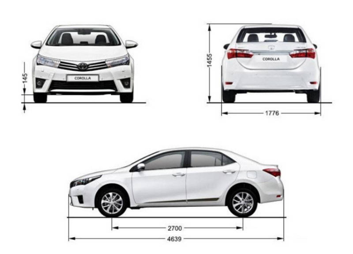kich thuoc cac dong xe 4 5 cho Kích thước các dòng xe 4,5 chỗ