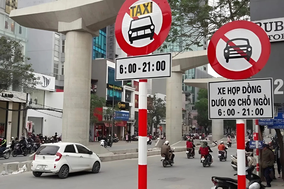 Mức phạt cho lỗi đi vào đường cấm ô tô